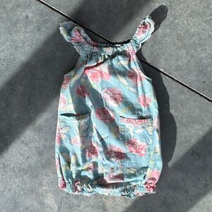 Egg New York Girls Floral Romper